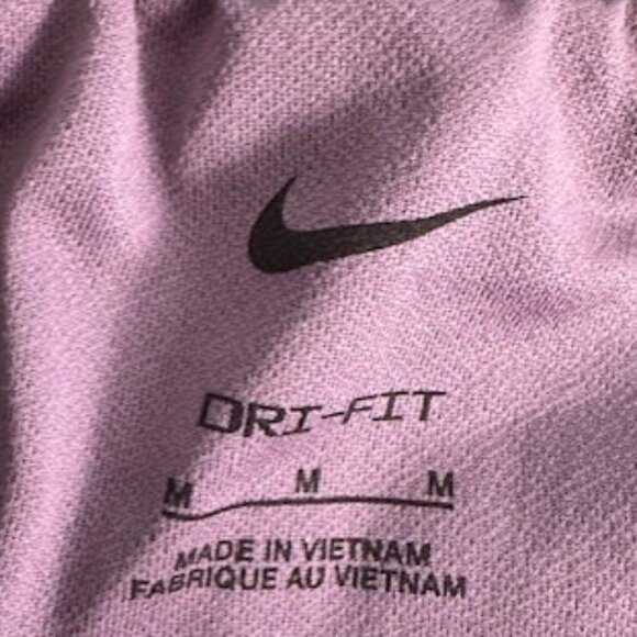 Nike Running Short Women Medium Lilac Elastic Waist Drawcord Lined Dri-Fit - Picture 4 of 6